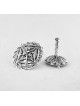 Unique Flat Shape Filigree Dreidel מבית Sterling S, Dreidels, Israel